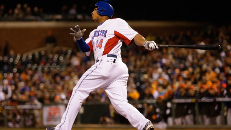 Moises Sierra, del equipo de República Dominicana