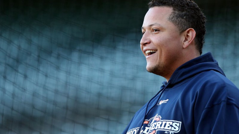 El venezolano Miguel Cabrera, ganador de la triple corona.