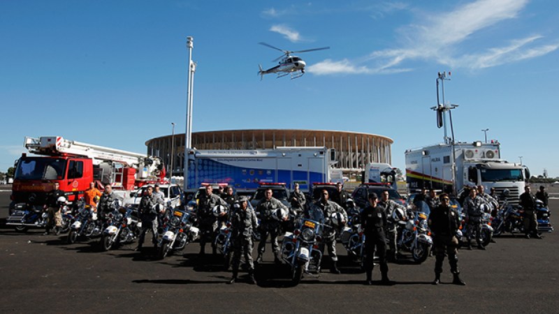 22 policías militarizados y agentes de la Policía Federal (PF) de Brasil recibieron el entrenamiento.
