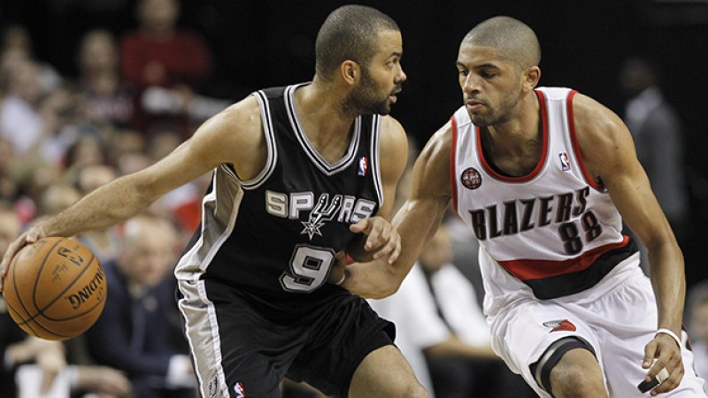 Los Spurs le gana a los Blazers