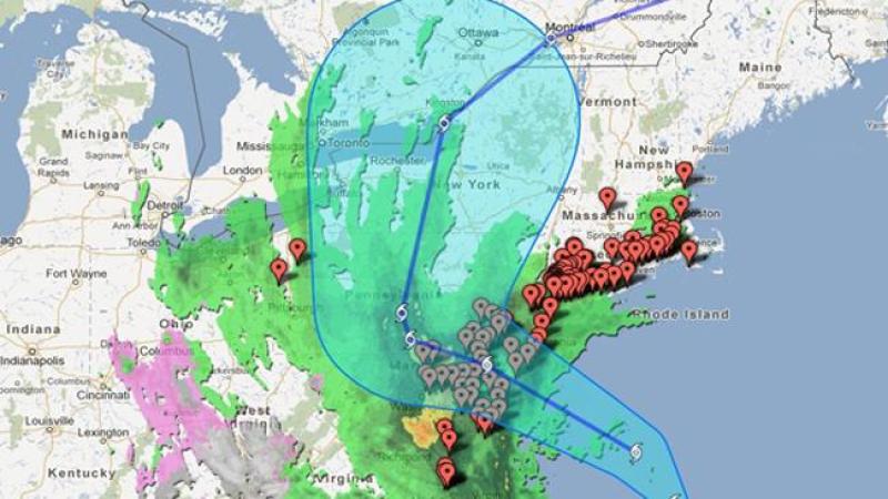 Google va tras el huracán Sandy