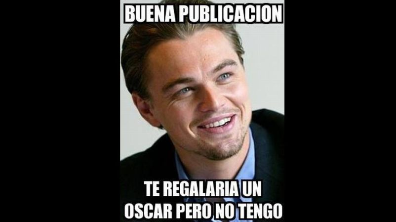Muchos memes hicieron alusión a que DiCaprio debió cerrar la noche sin llevarse la estatuilla una vez más.