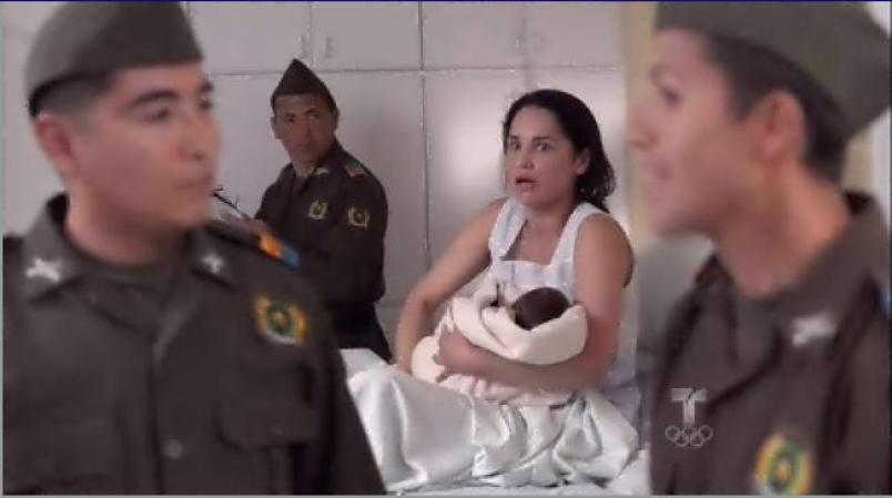 La mujer de Herber acaba de dar a luz y se encuentra constantemente vigilada.
