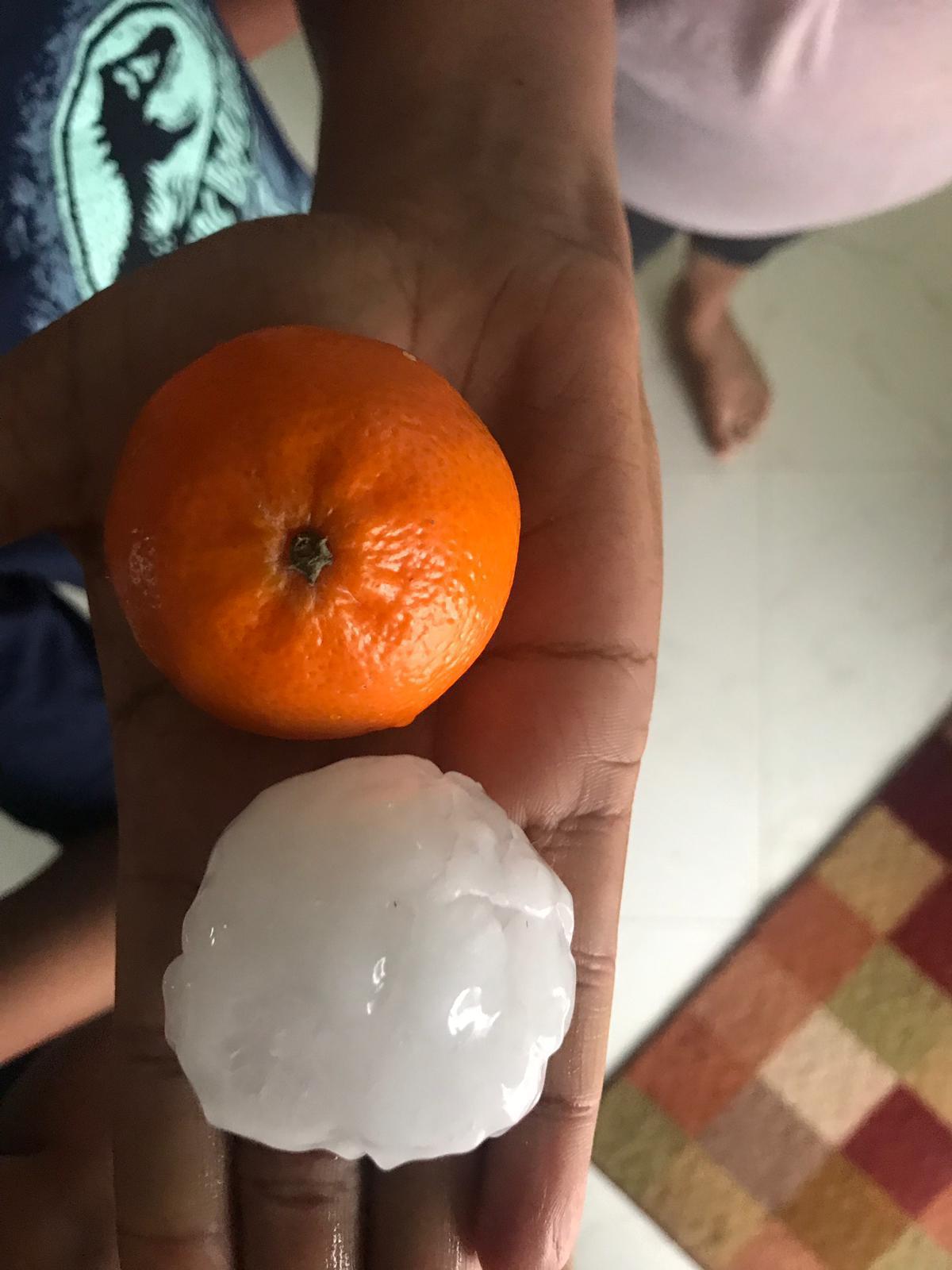 Hail Near north east community park frisco