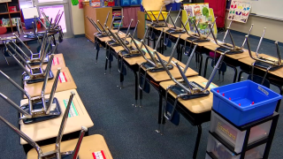 empty classroom