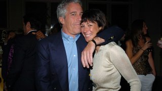In this March 15, 2005, file photo, Jeffrey Epstein and Ghislaine Maxwell attend de Grisogono Sponsors The 2005 Wall Street Concert Series Benefitting Wall Street Rising, with a Performance by Rod Stewart at Cipriani Wall Street in New York City.
