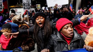 Haitianos protestan en rechazo a palabras de Trump