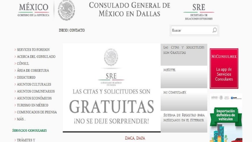 Venta clandestina de citas para el Consulado Mexicano