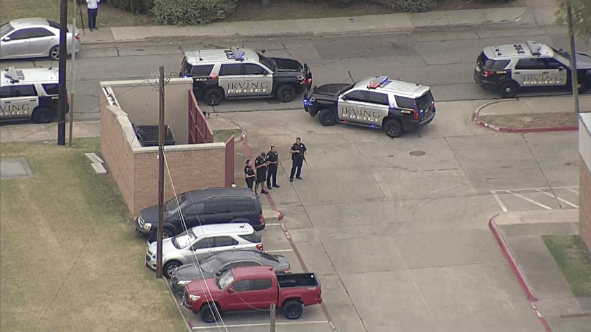 irving middle school lock down