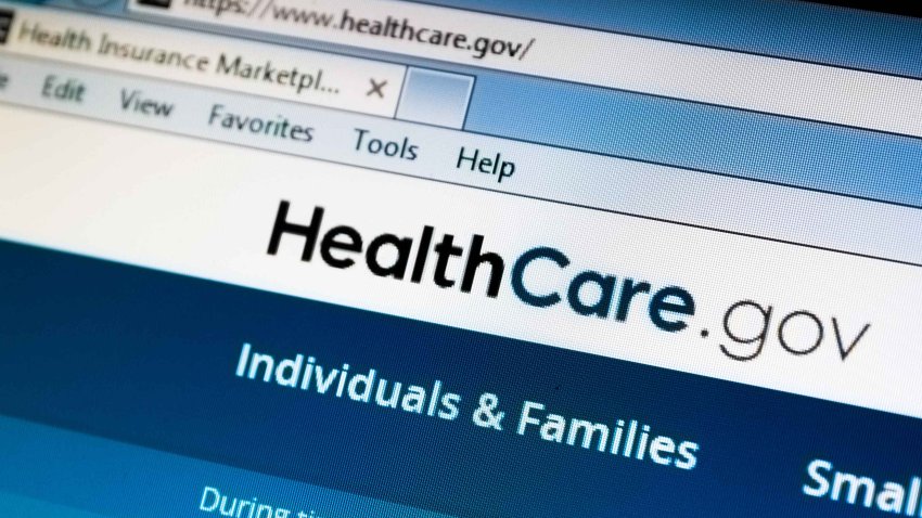 Imagen de archivo de la página de Healthcare.com.