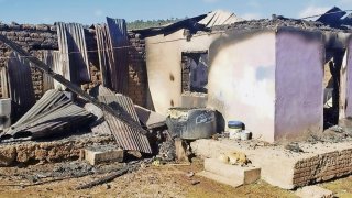 Ataque destruyó viviendas en Las Pomas, Chiahuahua.