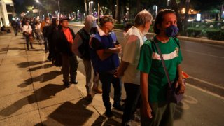 Personas en situación de calle en la capital mexicana