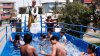 Video: la “piscina móvil” que es furor entre los niños