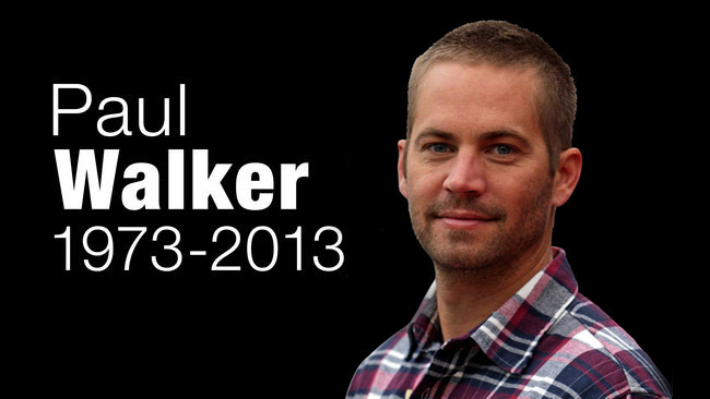 30 DE NOVIEMBRE, 2013: Muere en un accidente automovilístico en California el actor de la serie "The Fast and the Furious", Paul Walker. Viajaba como pasajero en un Porsche Carrera GT que conducía un amigo.