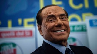 El exprimer ministro de Italia, Silvio Berlusconi, en un evento en diciembre de 2018.