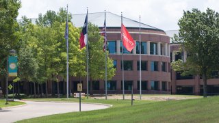 Photo taken on June 5, 2020 shows the headquarters of J.C. Penny in Plano, Texas, the United States. U.S. department store chain J.C. Penney on Thursday announced to close 154 stores. More stores are to be closed in the following weeks, said the Texas based company in a release. Last month, J.C. Penney filed bankruptcy protection due to the impact of COVID-19.