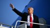 Jet catarí transformado en el Air Force One hace vuelo inaugural con Trump