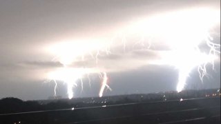 Lightning near TCU.