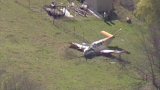 Fire and rescue crews are working a small plane crash near the Bridgeport Municipal Airport in Wise County.