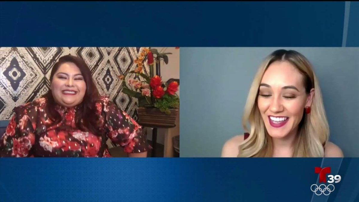Gisella Aboumrad completa la frase en Acceso Total – Telemundo Dallas (39)