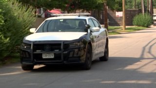 A Dallas officer was hospitalized and a second officer was injured during a traffic stop Wednesday afternoon in the 3000 block of Cotton Belt Avenue, police say.