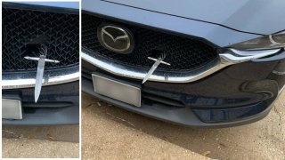 A driver in Southlake was likely stunned to find a dagger pierced through the grille of his car earlier this year.