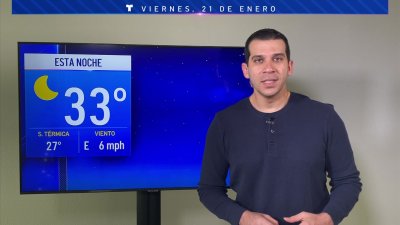 Noche del viernes tranquila y despejada