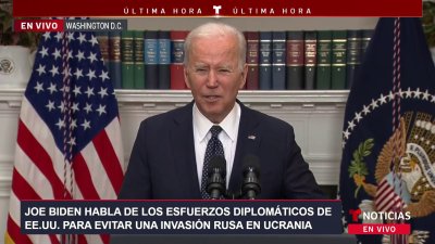Joe Biden responde preguntas sobre tensiones con Rusia por Ucrania