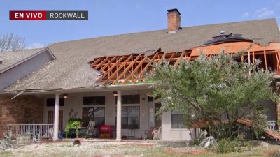 Daños por fuertes vientos y tormentas en el norte de Texas