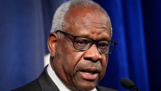 Justice Thomas Attends Forum On His 30 Year Supreme Court Legacy