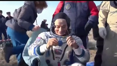 Regresa a la Tierra el astronauta que rompió récord de permanencia en el espacio
