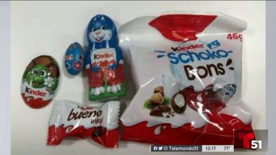 Por posible contaminación con salmonela retiran ciertos chocolates Kinder