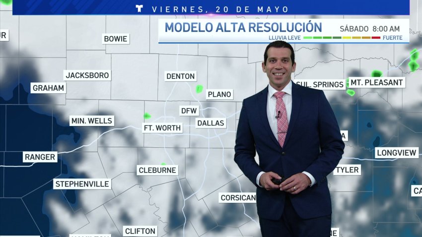 Sábado con tormentas y eventual descenso en temperaturas