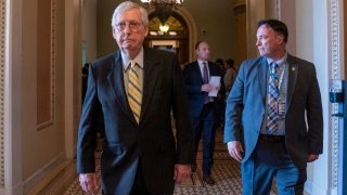 El líder republicano en el Senado, Mitch McConnell.