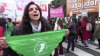 Argentinas protestan ante Embajada de EEUU por el fallo contra el aborto