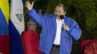 Foto de archivo del presidente de Nicaragua, Daniel Ortega.