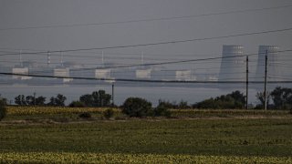 La planta nuclear de Zaporiyia, en Ucrania.