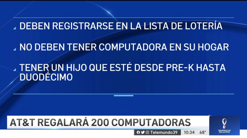 Dallas: AT&T regalará 200 computadoras