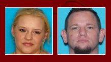 Alethia Tyson, 35 (left), and Scott Welch, 43 (right), are wanted in connection with the disappearance of two children in Midlothian this week.