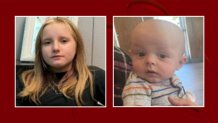 Jada Welch, 12 (left) and 7-month-old Tristan Welch (right) were last seen at 12:05 p.m. Wednesday in Midlothian, Texas DPS says.