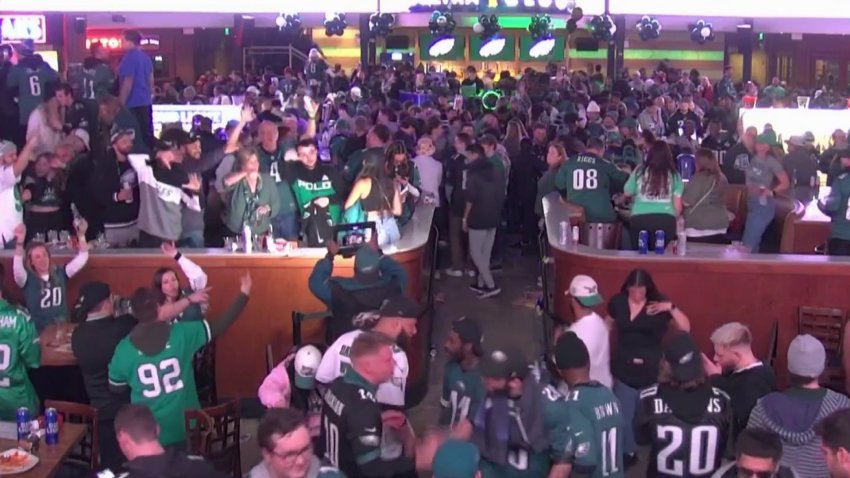 Todo es fiesta en Filadelfia tras el triunfo de los Eagles