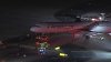 Choque con avión deja a 5 heridos en aeropuerto de Los Ángeles