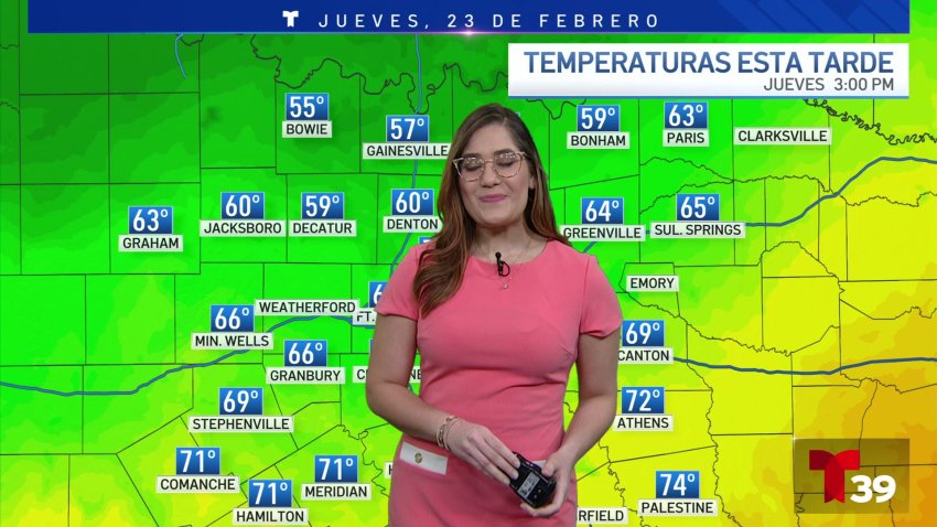 Frente frío trae aire fresco al norte de Texas
