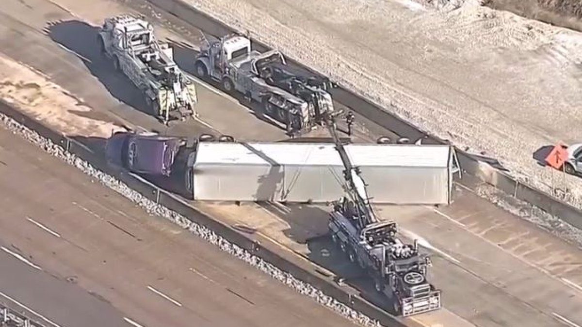 Reabren autopista 635 en Garland Telemundo Dallas (39)