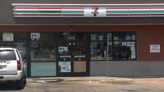 Dallas Police are searching for the gunman who fatally shot a 54-year-old convenience store employee early Monday morning in Oak Cliff.