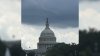 En imágenes: impresionante nube embudo aparece sobre el Capitolio de EEUU