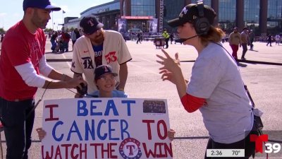 Sobrevive al cáncer y ve ganar a los Texas Rangers