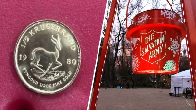 Hallan moneda de oro que vale $1,200 en cubeta de donaciones del Salvation Army