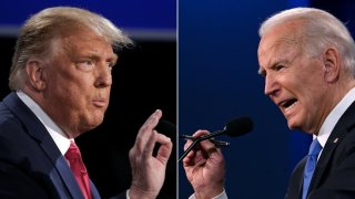 El expresidente Donald trump y el actual mandatario, Joe Biden.