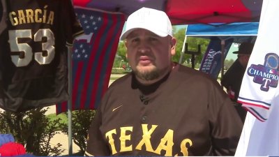 Comerciantes dicen presente en el día de apertura de los Texas Rangers